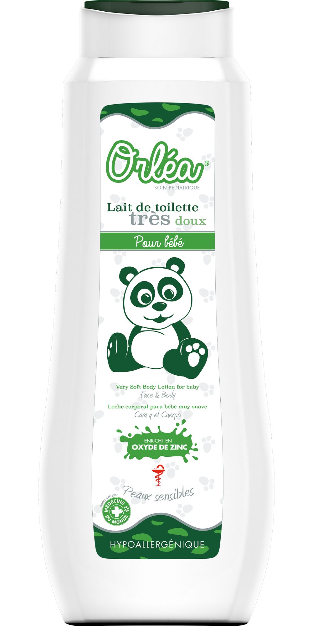 Lait de toilette zinc